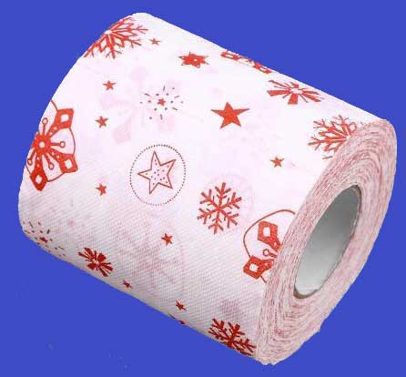 Cartoon household living room tissue paper Merry Christmas toilet roll paper