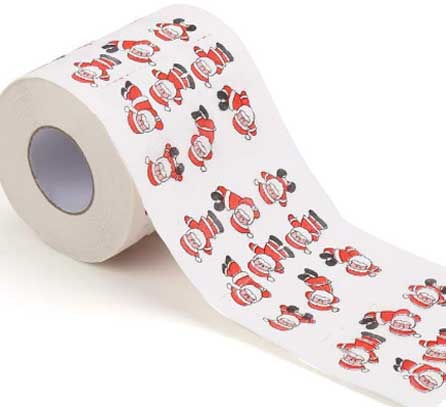 Cartoon household living room tissue paper Merry Christmas toilet roll paper