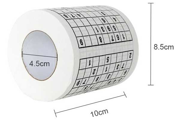 YR Funny Sudoku Puzzles tissue Soft paper toilet paper roll.
