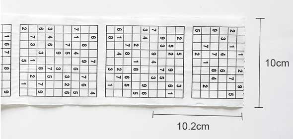 YR Funny Sudoku Puzzles tissue Soft paper toilet paper roll.