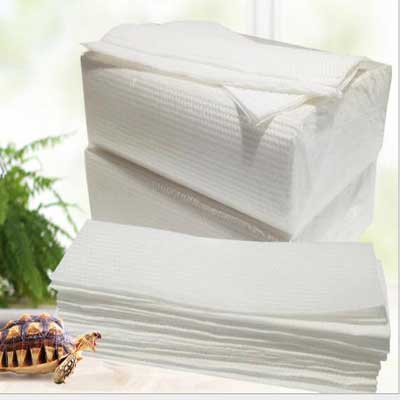 Kitchen degreasing thickened embossed paper towels Flat Hotel paper towels