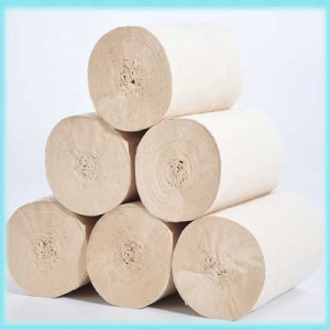 Unbleached Bamboo Pulp Toilet Paper