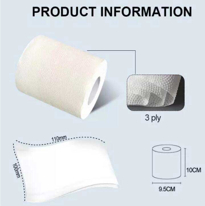 Virgin recycled 1 ply 2ply 3 ply Toilet Paper(图7)