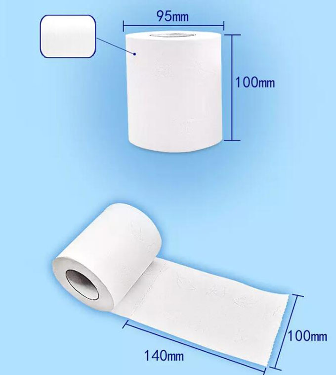  Hotel guest room 100 grams roll paper pure wood pulp four-layer toilet roll paper (图8)