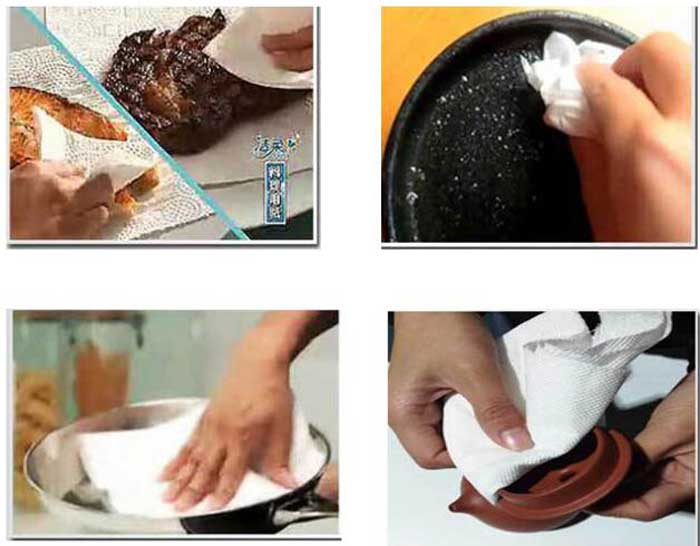 Kitchen tissue three dimensional pattern super oil and dirt removing kitchen paper(图12)