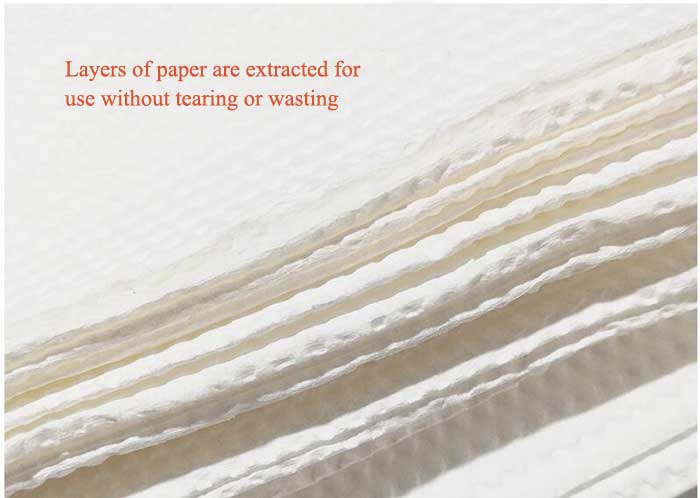 Kitchen degreasing thickened embossed paper towels Flat Hotel paper towels(图11)